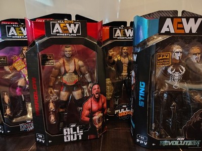 Bundle ~ 4 NEW-SEALED ~ AEW PPV ~ Sting, Britt, Wardlow, Page ~ Target Exclusive