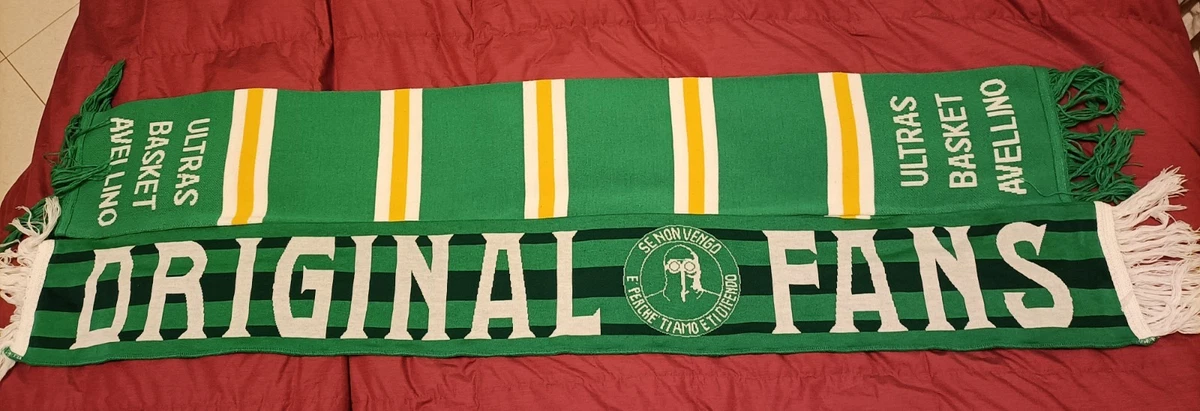 Écharpe Ultras Avellino 'Nucleo Sconvolti' Années 80 - Supporteur Football Vintage, Occasion