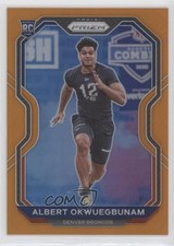 2020 Panini Prizm Rookie Orange Prizm /249 Albert Okwuegbunam #316 8gd