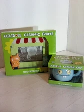 Vtg/Rare Ugly Doll Ceramic Cup And Picture Frame - New In Box - Collectable