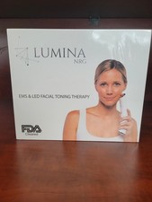Lumina NRG Ems Led Facial Toning Anti-Aging Acne Therapy Device Blue  Red light