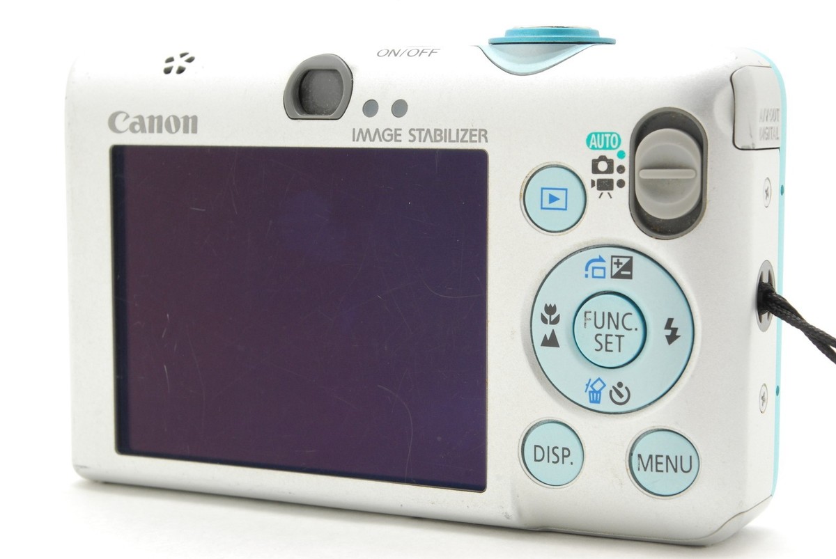 NEAR MINT] Canon IXY DIGITAL 110 IS Blue 10.0 MP Digital Camera w