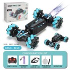 4WD 2.4G Remote Control Stunt Twist Car Toy JC01-Blue NO.JC01 Black/Blue — photo 1