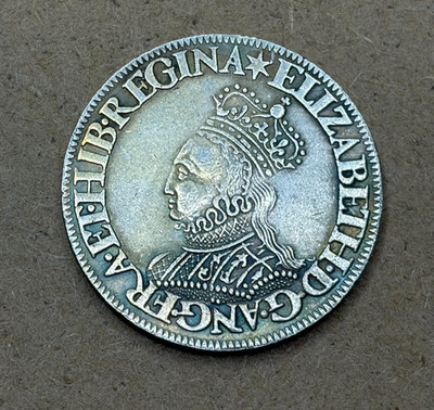 Great Britain Queen Elizabet I 1558-1603 Shilling coin