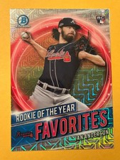 2021 Topps Bowman CHROME ROOKIE #RRY-IA Ian Anderson Atlanta Braves RC