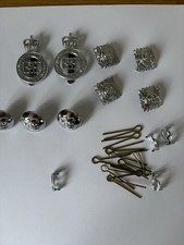 Vintage 1980s Police Collectable slider Cap Badges Etc Nottingham