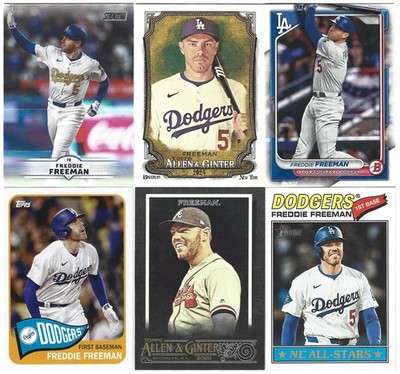 (32) 2013-2025 Freddie Freeman Baseball Card Lot with No Duplicates