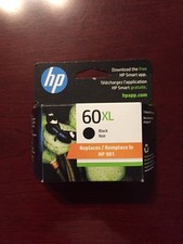 HP 60XL Black ink Cartridge New in Box