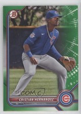 2022 Bowman Prospects Green Border 71/99 Cristian Hernandez #BP-66 0y9e