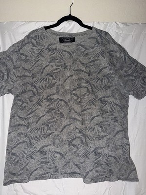 Broken Threads Men's 2XL Gray Graphic Print Short Sleeve Crew Neck T-Shirt
