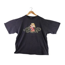 Vintage Disney Grumpy Dwarf T-Shirt Mens XL Faded Black Snow White 90s Graphic