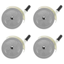 4 Pcs Baby Toddler Wheels Caster Walker for Cart Replacement Rubber