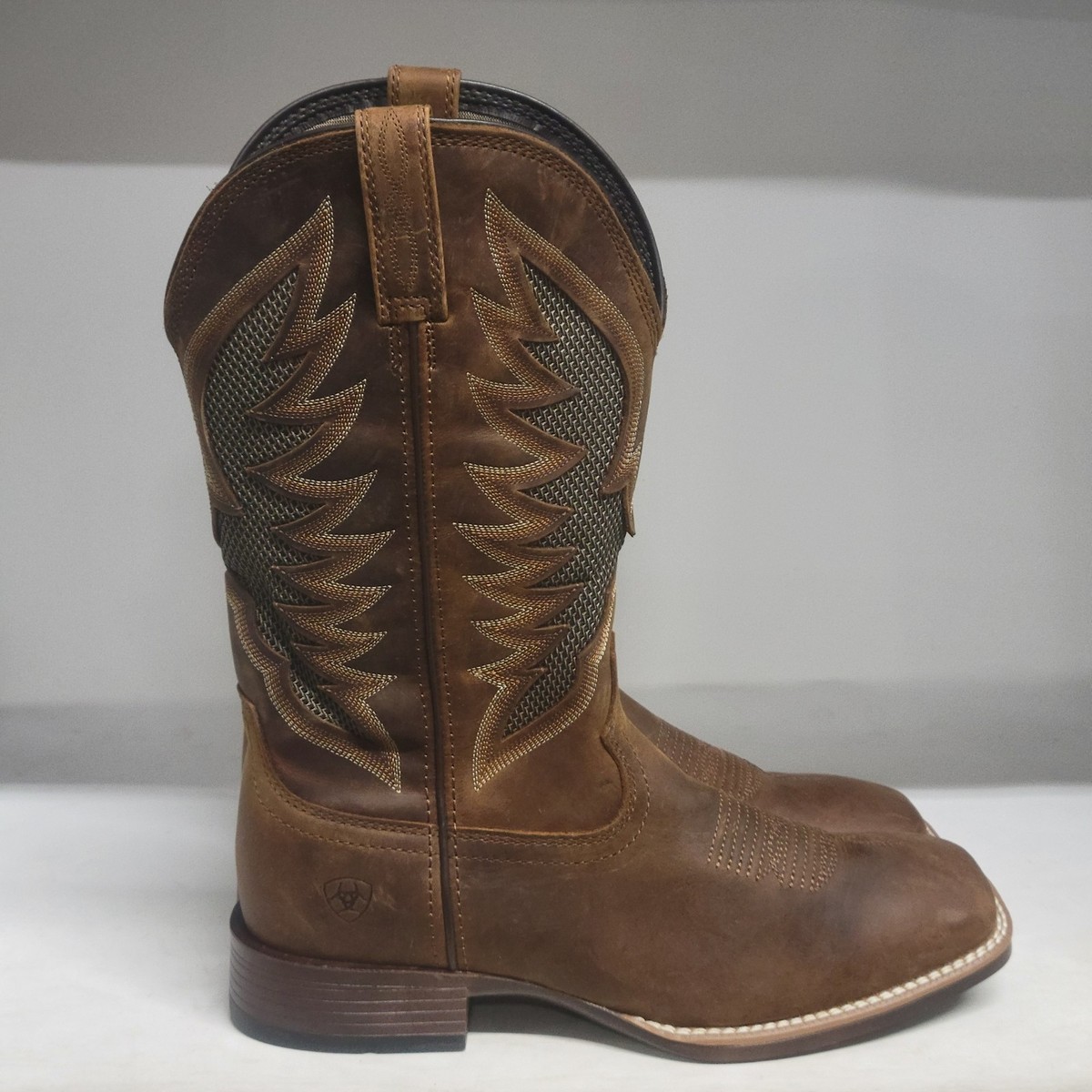 Brown Ariat Quickdraw Venttek Western Boot Ariat Venttek Ultra