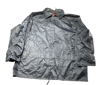 Majestic Premium Rainwear: Blue Utility Rain Jacket, Size X2