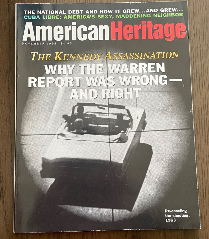 The Kennedy Assassination - American Heritage Magazine November 1995
