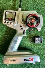 JR Racing XS3 Pro 75MHz 3 Ch Transmitter w/RS310 Receiver for R/C - Tested Works