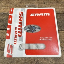 SRAM Centerline Disc Brake Rotor 140mm 6 Bolt Rounded Silver New Card Bike