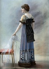 French comedian Nelly Cormon wearing a dress by Zimmermann from fr- Old Photo
