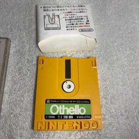 OTHELLO No Instruction Nintendo Famicom Disk dk Japan Import