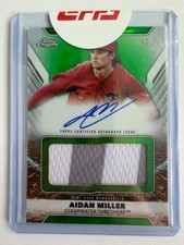2025 Topps Pro Debut Aidan Miller Jumbo Autograph Relic Green /99 Redemption