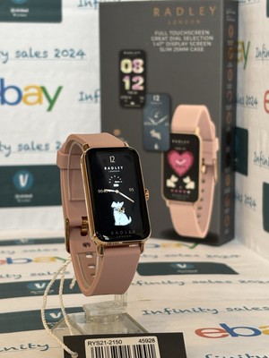 Radley Series 21 Ladies Pink Silicone Strap Smart Watch