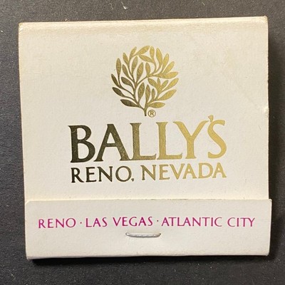 Bally's Reno Nevada 1980s The Bounty Oyster Bar Vintage Matchbook