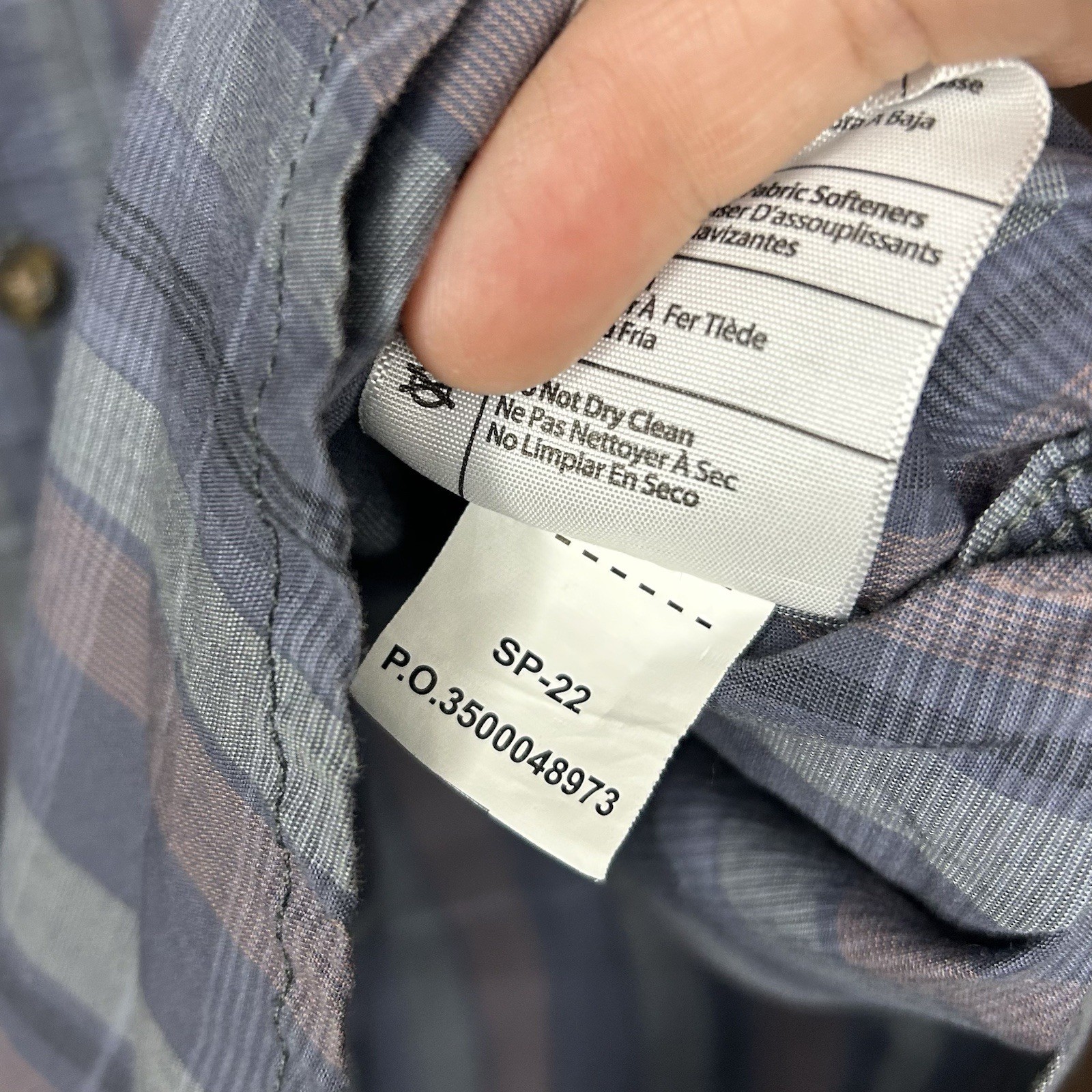 Carhartt Rugged Flex Lightweight Work Shirt Mens Medium Relaxed Fit Plaid thumbnail 8