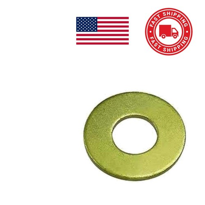 #ad Grade 8 Zinc Yellow Chromate Flat Washer 1.5 Inch OD for Heavy Duty Applications $60.99