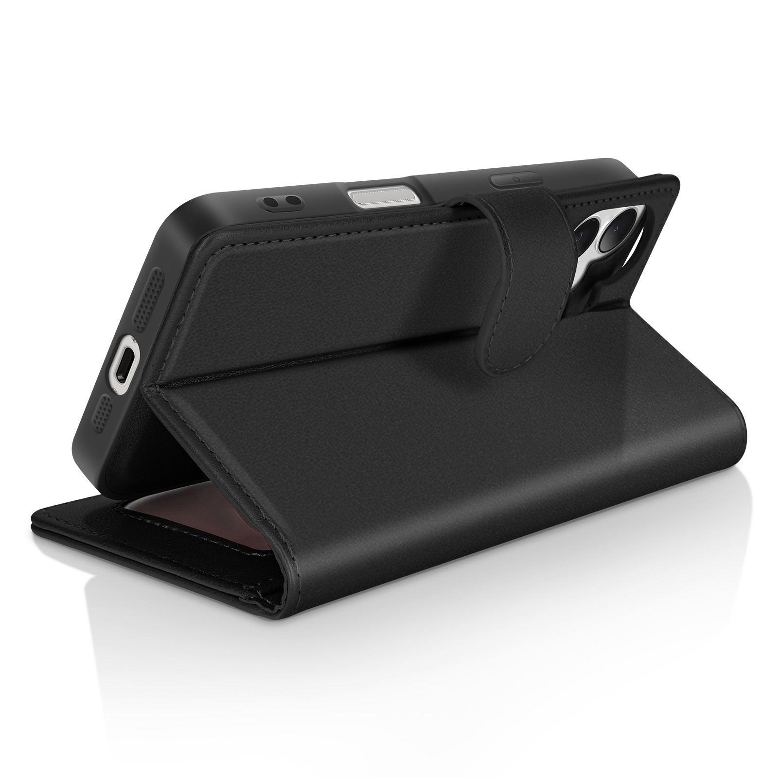 Coque amovible iPhone 16 Mayaxess protection silicone noir - 3