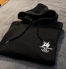 Sweatshirt schwarz mit Print Milano Cortina 2026, Olympische Winterspiele