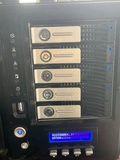 thecus n5500 Linux nas black  used  in good condition See Pic