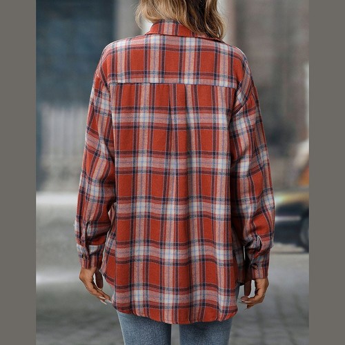 Casual Women Shirt Classic Outerwear Comfortable Fit Polyester Fabric Retro Look - Picture 18 of 176