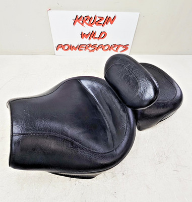 2001 Honda Valkyrie Interstate Mustang Seat w/ Drivers Backrest & Passenger Pad