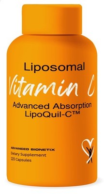 Advanced Bionetix Liposomal Vitamin C Supplement | 120 Count (Pack of 1)