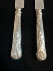 Vintage Silverplate US Navy Dinner Butter Knife INSICO USN Anchor 9.7" Pair C — photo 6