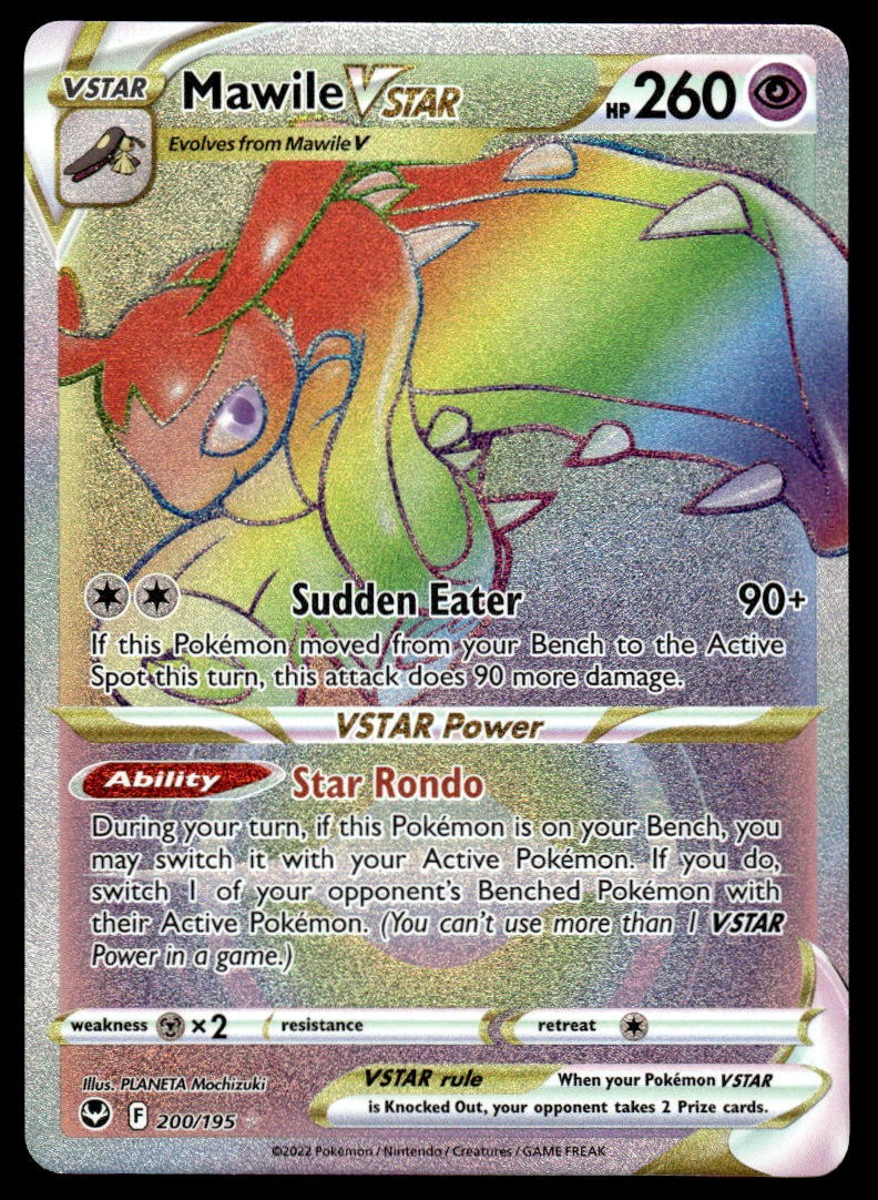 Pokemon TCG Silver Tempest #200/195 Mawile Vstar NM