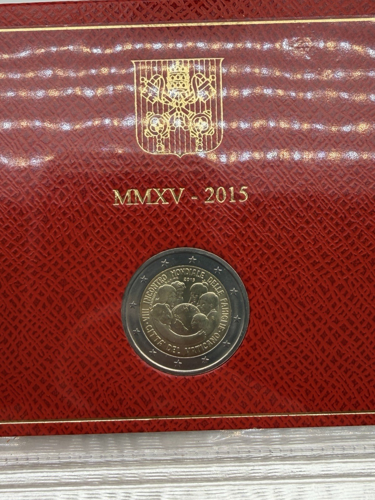 VATICAN 2 Euro 2015 8eme Rencontre Mondiale des Familles Philadelphie BU