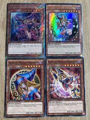 Yugioh Dunkles Magier Mädchen Set Holo Platinum Secret Rare & Ultra Rare deutsch