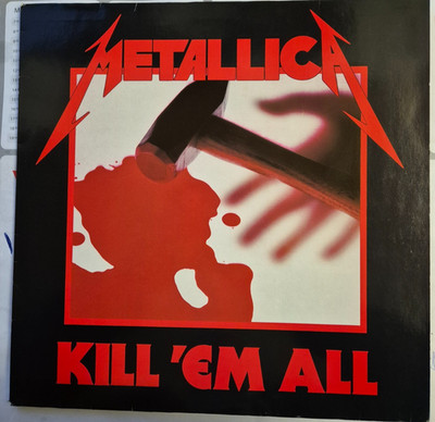 Metallica Kill ÈM ALL LP 838 142-1 Vertigo Bang that head that doesn`t Bang