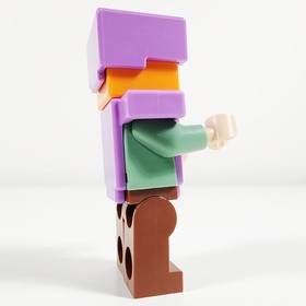 Lego Alex Minifigure Lavender Helmet & Armor Minecraft 21136 min055