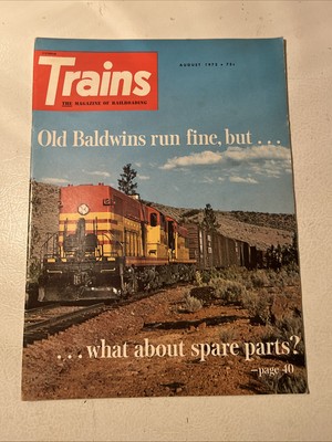 Züge Magazin August 1972 Eisenbahn Dampfbahn Diesel Baldwins