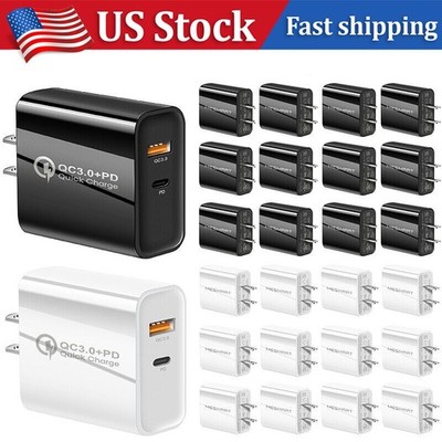 For Motorola Edge Razr 20W Fast Charger Block USB Type C Wall Power Adapter Lot