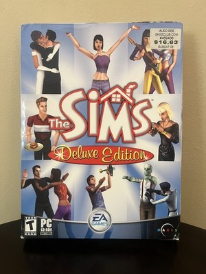Sims Deluxe Edition PC CD ROM 2002 SEALED VINTAGE