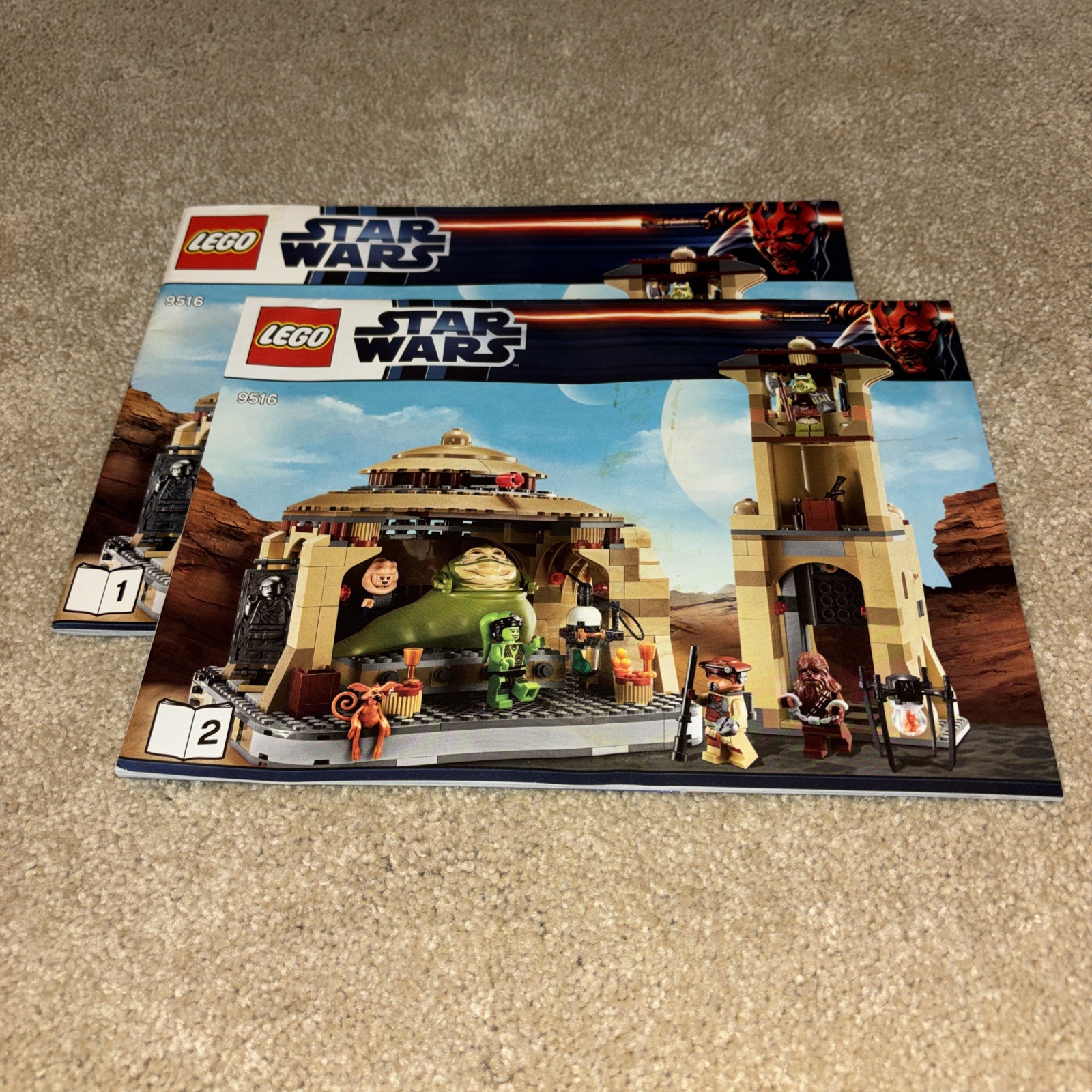 COMPLETE LEGO Star Wars: Jabba's Palace (9516) - Retired Set