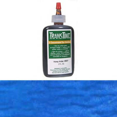 TransTint Blue Dyes for Wood, Fabric, Plastics - Concentrated, Vibrant Color
