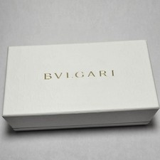 Bvlgari White Storage Box w/Black Soft Case for Frames/Eyewear