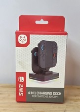 Nintendo Switch 2 Joy-Con 4-in-1 Charging Dock RGB LED Charger Station Tested