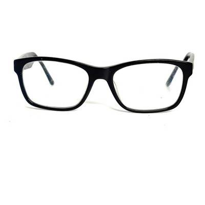 Lacoste L3612 001 Black Rectangular Eyeglasses Frames 49-16-135 Croc Logo