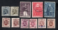 Belgium  1929-37 stamps Mi#284-86+255V-451 MH/used
