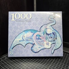 RARE 2004 FX Schmid "ICE DRAGON" 1000 Piece Puzzle #78018 New Sealed Vintage F/S
